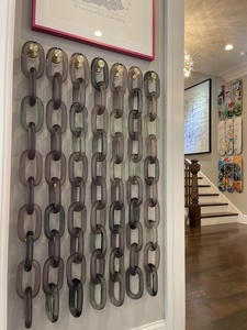 Cadenas de Resina Acrílica de Lujo para Decoración del Hogar, Separador de Ambientes, Decoración Colgante de Pared, Componentes de Plástico Coloridos - Product Image 3