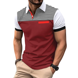 T-shirts décontractés à manches courtes pour hommes, personnalisables avec logo brodé sur le devant, respirants, 100% coton, motif uni, tissu tricoté 180g, OEM - Product Image 5