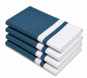 Serviette en bambou premium, ultra douce, séchage rapide, respectueuse de la peau, légère, gaufrée, verte - Product Image 4