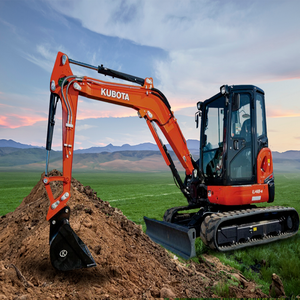 Excavatrice Kubota U48-4 d'origine, poids opérationnel de 3,5 tonnes, système entièrement hydraulique, pompe à engrenages robuste - Product Image 4