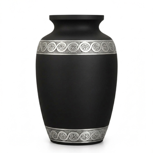 Customizable Aluminum Urn for Ashes - Handcrafted Metal Cremation Urn Adult Size - Polished <b>Memorial</b> <b>Vase</b> with Screw Top Lid for - Product Image 4