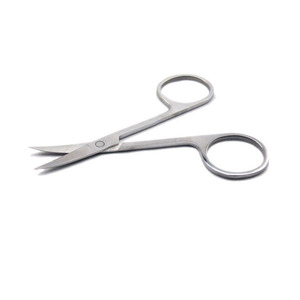 Professional Multi Purpose Stainless Steel <b>Makeup</b> Beauty Scissors <b>Tools</b> Hair Cutting Round Head Nose Hair Beauty Scissors - Product Image 4