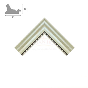 Baroque PS <b>Picture</b> <b>Frame</b> Moulding Polystyrene Gold Floral Pattern OEM Custom Factory Wholesale - Product Image 5