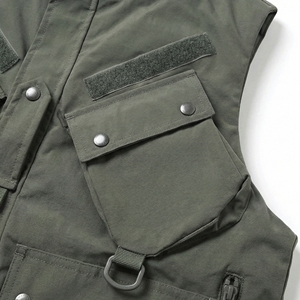 Chaleco Táctico Utilitario Olive al por Mayor |   Chaleco Multibolsillos para Exteriores y Trabajo |   Chaleco de rendimiento estilo OEM - Product Image 5