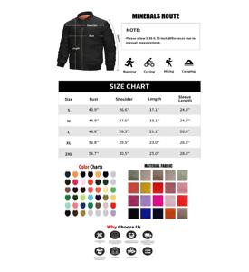 Chaqueta Bomber Estilosa para Hombre, de Lona, Transpirable, Abrigo de Invierno Ligero, Cortavientos, para Clima Frío - Product Image 5