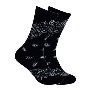Bandanna Athletic Sports Cushioned Unisex Everyday Comfort Crew <b>Socks</b> Breathable Soft Fabric Durable Performance Training Gym - Product Image 2