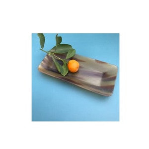 Plateau de service en corne de très bonne qualité pour dîner, desserts et aliments, best-seller pour la maison et la cuisine, plateau de service pour la table à manger - Product Image 4