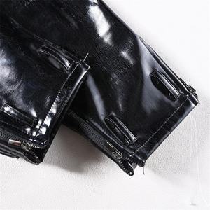 Pantalon d'extérieur pour homme, taille haute, effet délavé, enduit PU, avec plusieurs poches, fermeture éclair, imperméable, respirant, extensible en nylon et élasthanne - Product Image 6