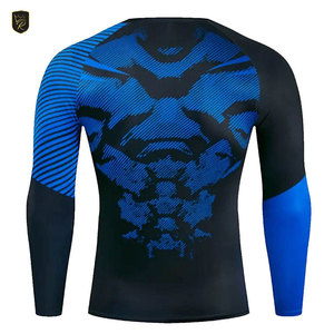 เสื้อแขนยาวซับลิเมชั่นผู้ชาย แห้งเร็ว โพลีเอสเตอร์ สำหรับออกกำลังกายกลางแจ้ง ชุดกีฬา ขายส่ง เสื้อแขนยาวซับลิเมชั่นผู้ชาย - Product Image 2