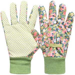 Guantes de Trabajo Elásticos para Mujer, Resistentes al Agua, a las Perforaciones, de Poliéster/Algodón con Rayas Metálicas, para Jardinería, Desmalezado y Plantación - Product Image 1