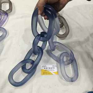 Colorful Transparent Resin Chain Links Wall Hanging Decor Projects for <b>Room</b> <b>Divider</b> Angel Style <b>Curtain</b> Accessories - Product Image 2