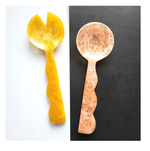Cuillère à pâtes en résine avec manche perlé – Le meilleur organisateur de cuisine, cuillère à salade à prix incroyable - Product Image 6