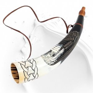 Corneta de Cuerno de Buey de Gran Tamaño, Hecha a Mano, con Forma Natural, Corneta para Tocar, Moderna, Ecológica, para Regalo, Artesanía Hs Husnain - Product Image 3