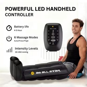<b>Leg</b> Air Compression Massager 6-Chamber Remote Sports Recovery Circulation Relief CE OEM ODM AS ALL STAR - Product Image 1