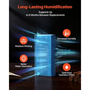 Filtro de Repuesto para Humidificador de Cigarros, Paquete de 2 Almohadillas Humidificadoras Compatibles con JC 60 y JC 70, Agua Multicapa 3D para Tanque - Product Image 5