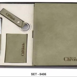 Set de Regalo Ejecutivo con Bolígrafo Metálico Premium, Cuaderno de Cuero PU, Tarjetero, Llavero y Set de Regalo Corporativo - Product Image 2