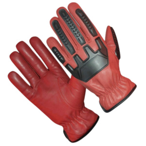 Top Grade Heavy-Duty Goat Grain Leather Mechanic Safety Gloves <b>Comfortable</b> Abrasion Heat Fire Resistant Anti-static - Product Image 3