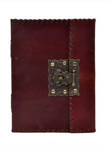 Leather Journal With <b>Lock</b> and Key Personalized <b>Diary</b> With <b>Lock</b> Leather Notebook Book of Shadow Lockable Journal - Product Image 4