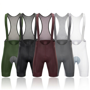 Cuissard de cyclisme haute performance pour homme grande taille, respirant, avec bretelles en maille, séchage rapide, rembourré, antichoc, compression professionnelle pour le cyclisme - Product Image 2