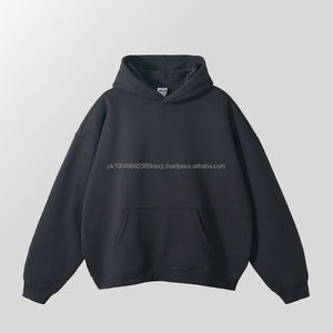 Sudadera con capucha de felpa con estampado digital y bordado personalizado para hombre - Product Image 6