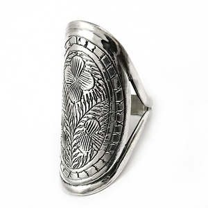 Artisan Design 925 Sterling Silver Made Full Finger Statement <b>Ring</b> IGI Certified Festive <b>Ring</b> Available At Reasonable Price - Product Image 1