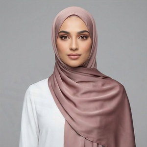 Pañuelo Hijab Cuadrado de Algodón Voile Premium Personalizado para Mujer, Estampado Floral y Animal, Tela Transpirable y Agradable para la Piel, Accesorio para la Cabeza Musulmán - Product Image 3