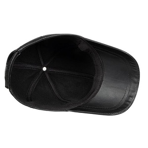 Casquette de baseball en cuir durable pour l'extérieur, vente en gros, design personnalisé, fermeture sécurisée, protection solaire, voyage, unisexe, adulte - Product Image 6