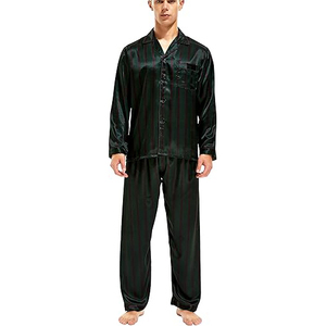 All Season <b>Men</b> Night Suit Short Sleeve V Neck Shorts <b>Set</b> Drawstring Waist Soft Breathable Lightweight <b>Pajamas</b> Home - Product Image 1