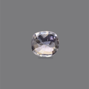 Synthetic Paraiba Square Cut White Zircon 4.25 Carat Loose Gemstone for Fine Jewelry - Product Image 2