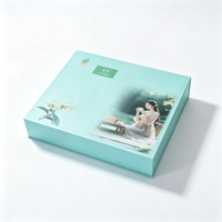 Boîte en papier rigide haut de gamme personnalisée, imprimée avec des matériaux recyclés écologiques, en forme de livre, avec pelliculage mat, rabat magnétique, recyclable