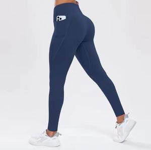 Leggings de Cintura Alta con Bolsillos, Elásticos, Deportivos, de Compresión, Control de Abdomen, Efecto Push-Up, para Mujer, Todas las Temporadas - Product Image 4