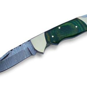 Cuchillos Plegables Premium con Hoja de Acero de Damasco, Hechos a Mano, con Borde Afilado, Herramienta de Bolsillo con Mango Cómodo para Caza y Camping al Aire Libre - Product Image 5