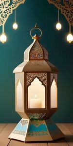 The Decor Affair Moroccan Vintage <b>Lantern</b> Lights Lamp <b>Silver</b> Large Oriental Garden - Product Image 2