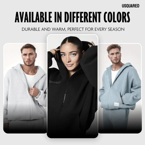 Sudadera con Capucha ''SOSH 4'' Unisex, Estilo Oversize con Cierre Completo - Product Image 4
