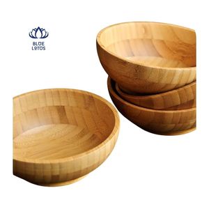 Ensemble de bols en bambou faits à la main du Vietnam, Lotus Bleu 2026, écologiques, articles phares de qualité supérieure pour l'exportation - Product Image 1