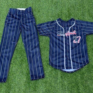 Uniformes de Béisbol Personalizados para Hombre, Sublimados, 100% Poliéster, Transpirables, para Jóvenes, con Número de Equipo Personalizado, Conjunto de Camisetas de Softbol 2026 - Product Image 1