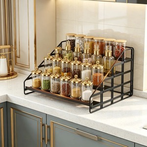 3 Tier Spice <b>Rack</b> <b>Kitchen</b> Organizer Perfect for Improves <b>Kitchen</b> Decoration And Gives A Neat Modern Look Wholesale From India - Product Image 3