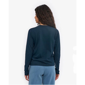 เสื้อยืดแขนยาวผู้หญิง ผ้าฝ้ายเจอร์ซีย์นุ่ม 100% ไม่หดตัว ไซส์ S-2XL - Product Image 3