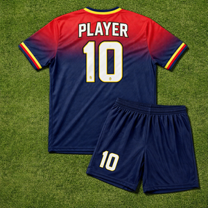 Tenue de football personnalisée pour clubs et équipes, short respirant à séchage rapide, tissu 100% polyester sublimé, tailles plus grandes pour joueurs - Product Image 2