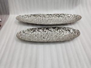 Plateau de service en aluminium de haute qualité avec finition polie pour table de luxe et présentation de traiteur - Product Image 3