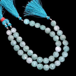 Perles facettées en amazonite naturelle de 10 mm, forme briolette, amazonite verte, pierres semi-précieuses, perles fantaisie en vrac pour la fabrication de bijoux - Product Image 3