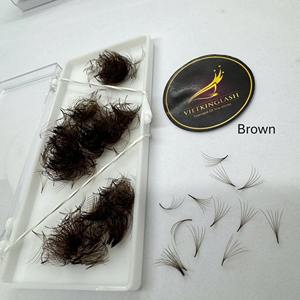 Proveedor Mayorista de Extensiones de Pestañas Pre-fabricadas Hechas a Mano de Alta Calidad, Curvatura 3D-20D C/D/L/M, Longitud Mixta, Pestañas de Colores - Product Image 2