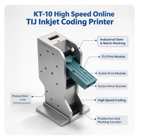 Printer Kode Inkjet TIJ Online Kecepatan Tinggi KT-10 untuk Penandaan Tanggal & Batch Industri