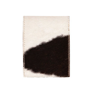 Nouveauté 2026 Portefeuilles pour hommes en cuir véritable avec fourrure de vache à prix bas - Product Image 4