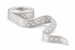 ริบบิ้นลายทางซารีหน้าเดียวขนาด 20 มม. โพลีเอสเตอร์ 100% |   ผ้าแจ็คการ์ดทอลายต้านการหดตัวสำหรับขอบผ้าส่าหรีและงานหัตถกรรม - Product Image 5