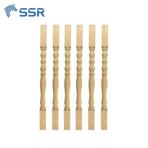 Pasamanos de Madera de Caucho SSR y Barandillas de Seguridad de Madera para Aplicaciones de Construcción en Interiores y Exteriores - Product Image 1