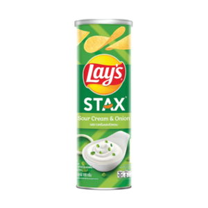 Papas Fritas Lay's Stax Sabor Crema Agria y Cebolla 90g, Halal, Crujientes, Precio Competitivo, Venta al Por Mayor, Exportación - Product Image 1