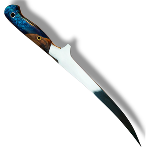 Handmade Kitchen Fillet <b>Knives</b> with Long Narrow Stainless Steel Blade Ergonomic Decorative Handle for <b>Fish</b> Filleting - Product Image 3