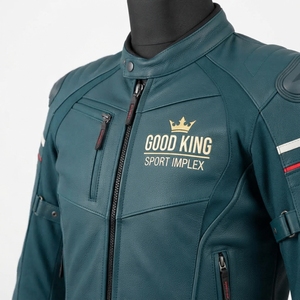 Veste de moto en cuir pour homme, veste de motard de qualité supérieure, vêtements de protection professionnels pour la course - Product Image 6