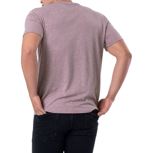 T-shirts pour hommes de haute qualité 100% coton, prix spécial, impression de logo personnalisé, col rond, coupe ajustée, motif uni - Product Image 4